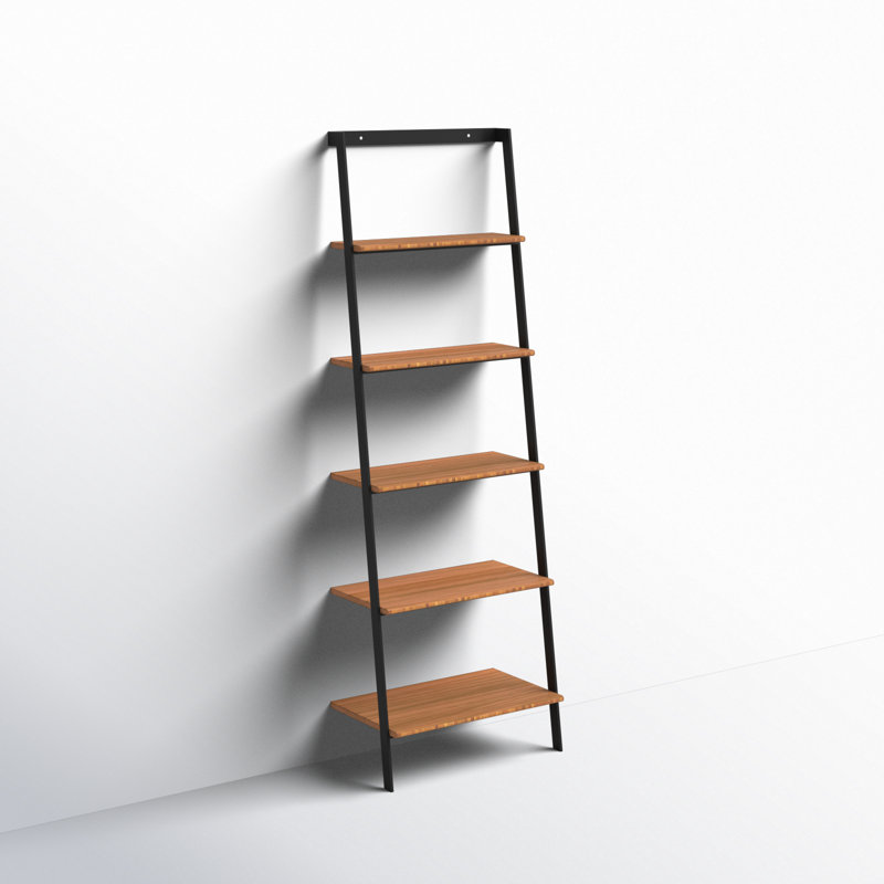Studio Plus Ladder Bookcase AllModern Color Amber